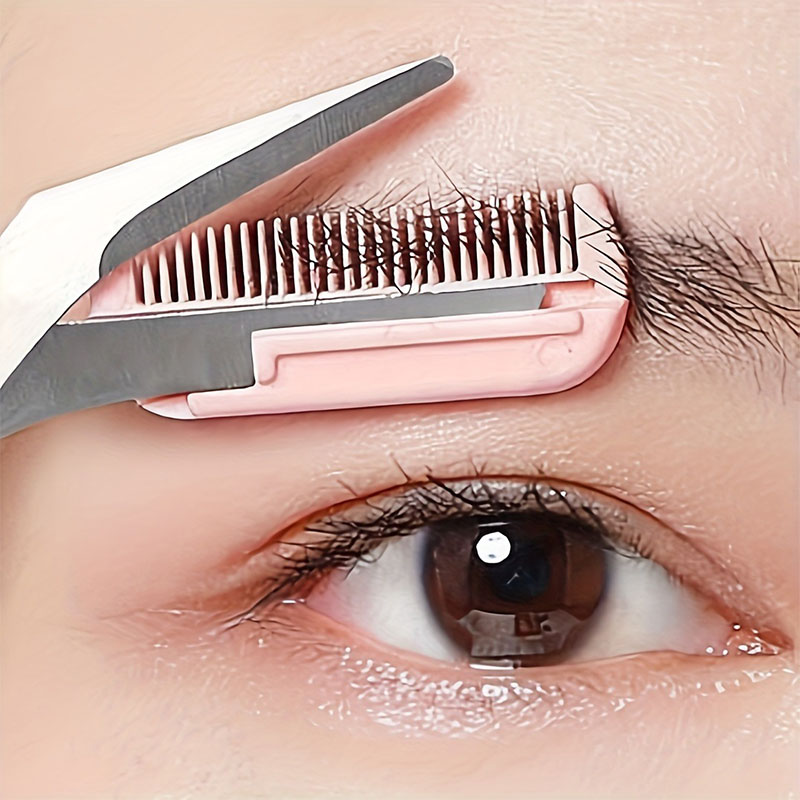 Grooming Men'S Eyebrows - Ensemble de ciseaux et peigne de