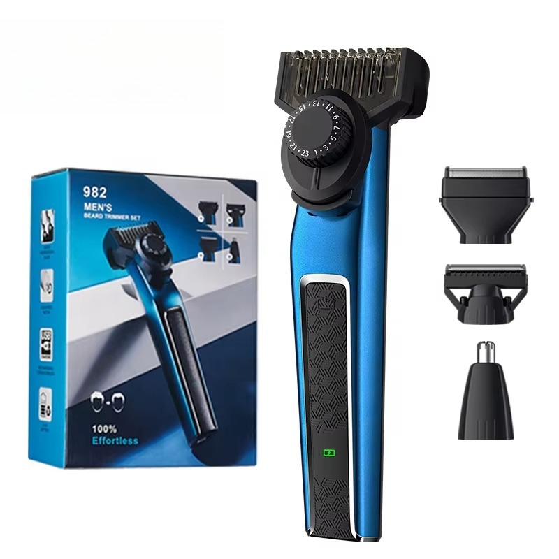 Grooming Men'S Eyebrows - Kit de toilettage 4-en-1 rechargeable 982