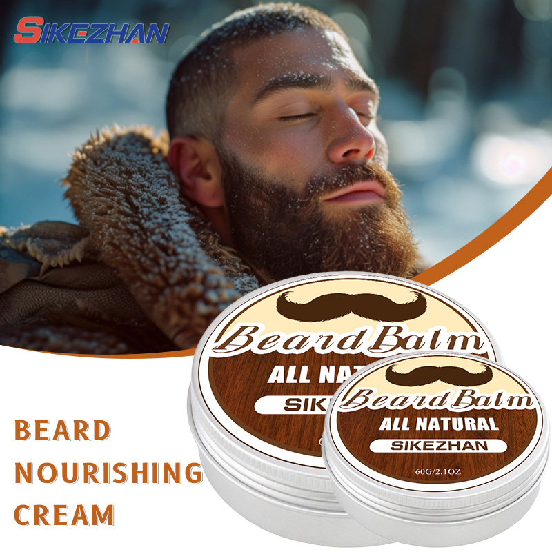 Aftershave Balm Mens - Baume à barbe naturel cire huile