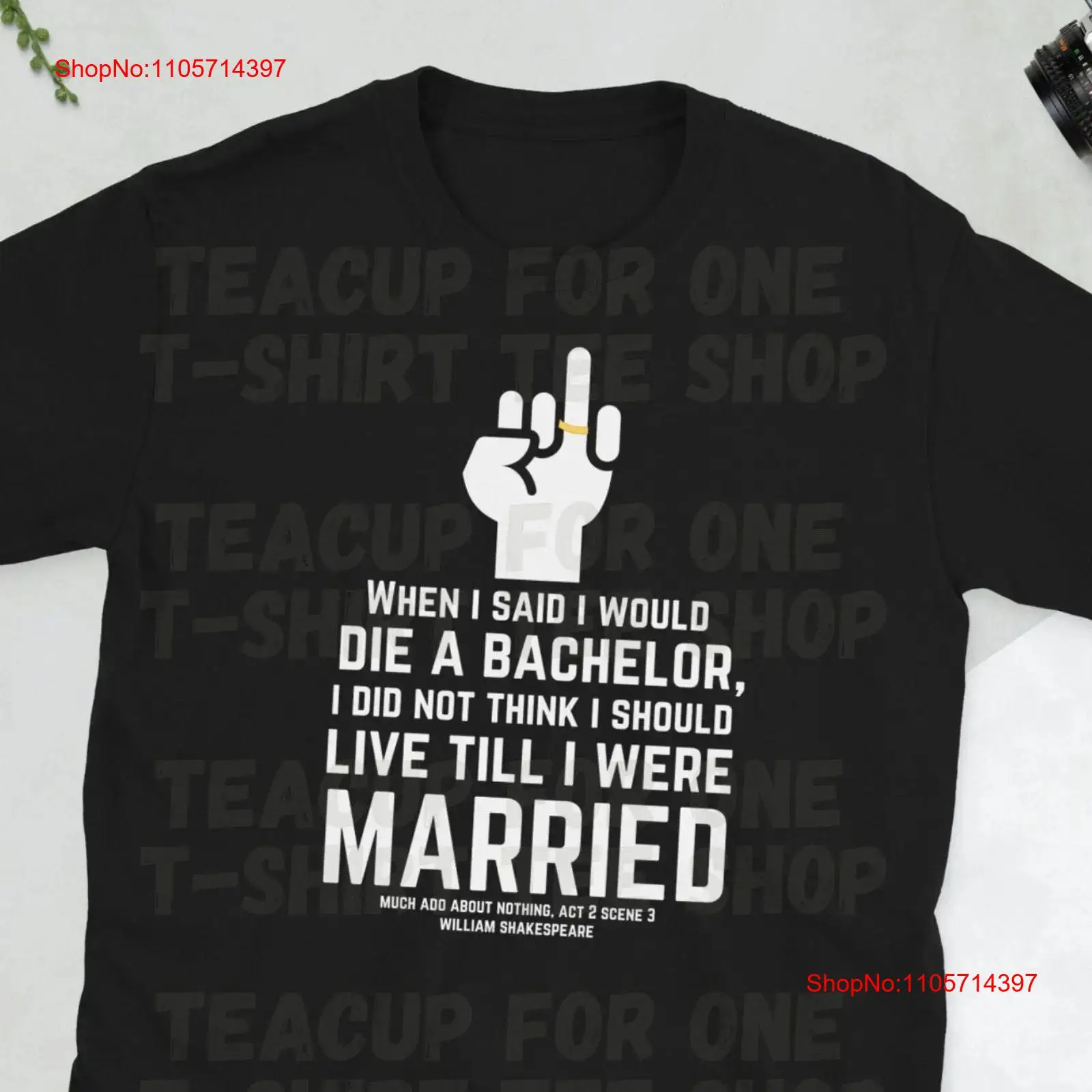Men'S Grooming Quotes - T-shirt inspiré de Much Ado About