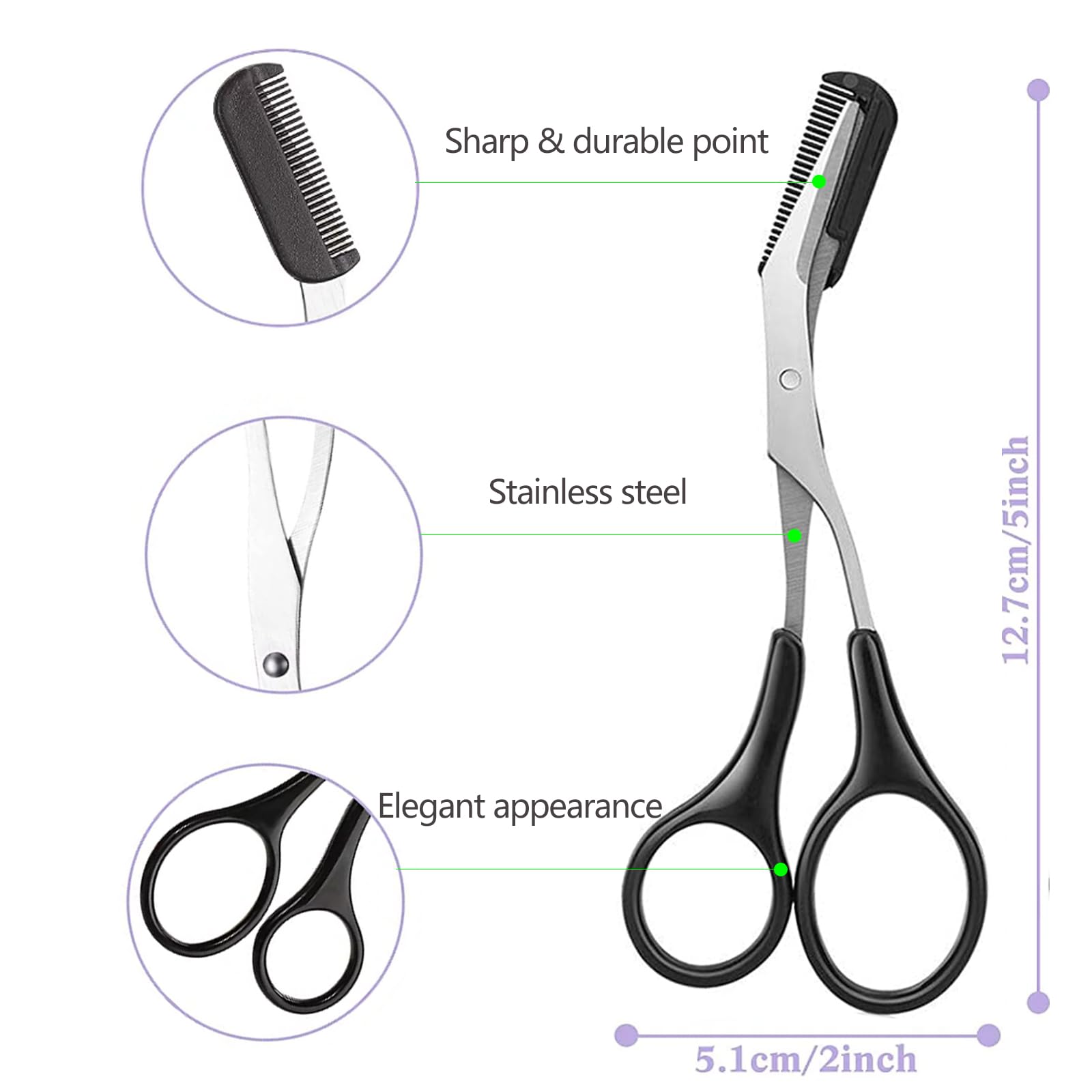 Ciseaux à sourcils avec peigne - Grooming Men'S Eyebrows avis et prix
